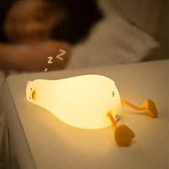 Cute Cartoon Sleeping Duck