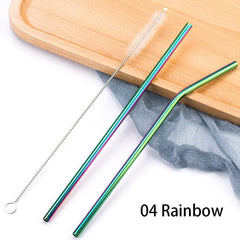 Colorful Stainless Steel Straws