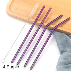 Colorful Stainless Steel Straws